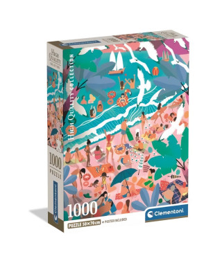CLEMENTONI - Compact 1000 pieces - Sunday at the Beach