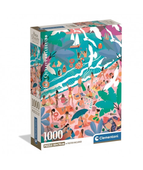 CLEMENTONI - Compact 1000 pieces - Sunday at the Beach