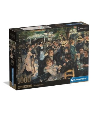 CLEMENTONI - Compact 1000 pieces - Renoir : Bal du Moulin