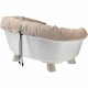 Corbeille - FERPLAST - SOFA THRONE 4 - Avec coussin - Blanc