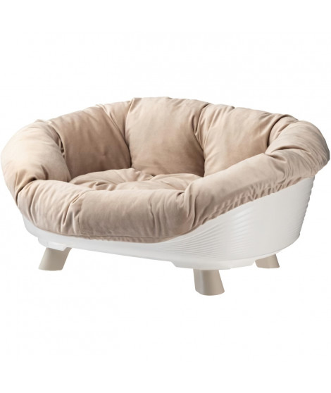 Corbeille - FERPLAST - SOFA THRONE 6 - Avec coussin - Blanc