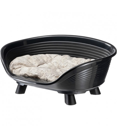 Corbeille - FERPLAST - THRONE 4 - Avec coussin relax - Noir