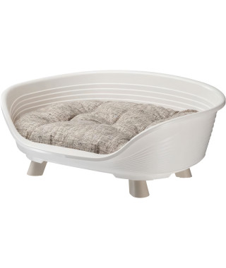 Corbeille - FERPLAST - THRONE 6 - Avec coussin relax - Blanc