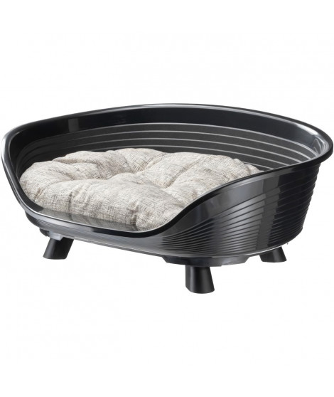 Corbeille - FERPLAST - THRONE 6 - Avec coussin relax - Noir