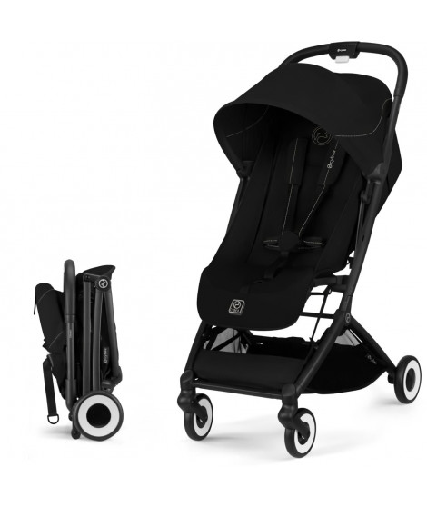CYBEX - Poussette ultra compacte et confortable - ORFEO - 4 roues - Magic Black