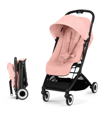 CYBEX - Poussette ultra compacte et confortable - ORFEO - 4 roues - Candy Pink