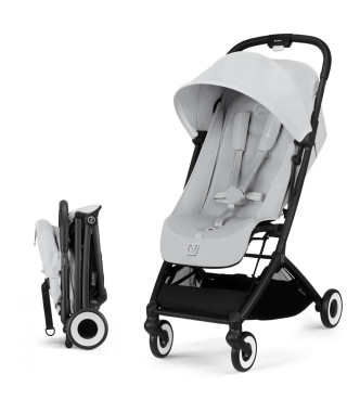 CYBEX - Poussette ultra compacte et confortable - ORFEO - 4 roues - Fog Grey