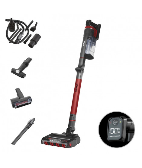 SHARK Stratos IZ400EU - Aspirateur Balai sans fil - Technologie DuoClean + PowerFins Plus - Eclairage LED