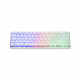 Clavier Gamer - Membrane - The G-Lab - KEYZ HYDROGEN WL - Rétroélairage arc-en-ciel - Sans fil - Semi mécanqiue - Azerty - Blanc