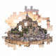 CLEMENTONI - Compact 1500 pieces - Le Mont Saint-Michel