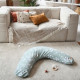 Coussin Big Flopsy - BEABA - 915062 - Jersey de coton imprimé Nature