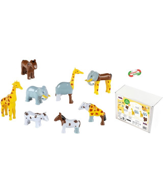 Animaux magnétiques - KLEIN - 0066 - 8 grands animaux Funny Puzzle, boîte fermée - 32 pieces - Des 12 mois