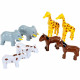 Animaux magnétiques - KLEIN - 0066 - 8 grands animaux Funny Puzzle, boîte fermée - 32 pieces - Des 12 mois