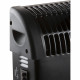 Convecteur de chauffage turbo - 2000 W - DOMO - DO7350CH - 52,5 x 38,8 x 19,5 cm - Noir