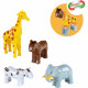 Animaux magnétiques - KLEIN - 0071 - 4 grands animaux Funny Puzzle, sachet - 16 pieces - Des 12 mois