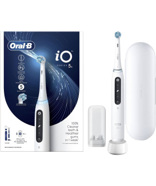 Brosses a dents - ORAL-B - iO5n Quite - White + Travel case - Electrique