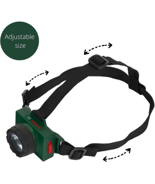 Lampe frontale électronique Bosch - KLEIN - 8758 - Avec serre-tete ajustable - Des 3 ans