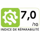Whirlpool Lave-linge hublot 8kg 1400 tours/min - FFBS8469WVFR