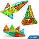 Tuiles magnétiques - GEOMAG - Tiles Gems 4100 - 16 pieces - Formes géométriques - Effet cristal