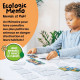Jeux éducatifs - GEOMAG - Ecologic Memo Animals at Risk - Jeu de mémoire - Animaux en voie de disparition - Association bébé/…