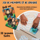 Jeux éducatifs - GEOMAG - Ecologic Memo Animals at Risk - Jeu de mémoire - Animaux en voie de disparition - Association bébé/…