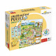 Jeux éducatifs - GEOMAG - Observation Puzzle Green City - Puzzle écologique - Découverte des villes durables - Poster inclus