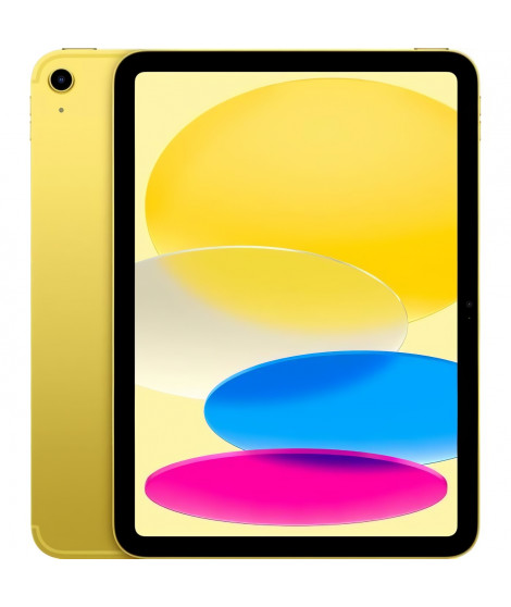 APPLE - iPad A16 (2025) - 11 - Wi-Fi + Cellular - 512Go - Jaune