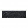 Ensemble clavier souris - RAPOO - 9700M - Sans fil - Multimode - Numpad - Noir