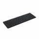Ensemble clavier souris - RAPOO - 9700M - Sans fil - Multimode - Numpad - Noir