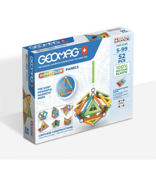 GEOMAG - EcoFriendly 52 pcs Panels supercolor