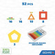 GEOMAG - EcoFriendly 52 pcs Panels supercolor