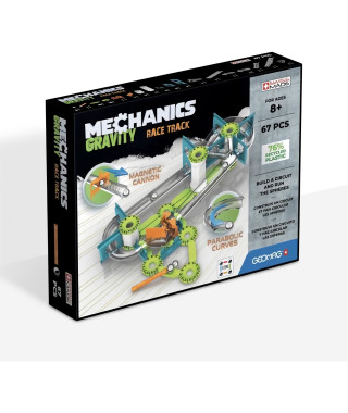 GEOMAG MECHANICS, GRAVITY 67 pcs, construction magnétique, jeux éducatifs, Jouet pour enfants des 8 ans, GMV00
