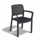 Allibert by KETER  Samanna  lot de 6 fauteuils de jardin  en résine  gris graphite