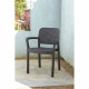 Allibert by KETER  Samanna  lot de 6 fauteuils de jardin  en résine  gris graphite