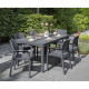 Allibert by KETER  Samanna  lot de 6 fauteuils de jardin  en résine  gris graphite