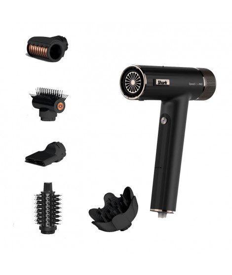 Seche-cheveux - Shark - HD752EU - SpeedStyle Pro 5-en-1 - Diffuseur Defrizz Fast - 1750 W
