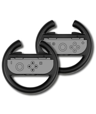 Paire de volants - KONIX - Pour manettes Joy-Con Nintendo Switch 2 - Noir