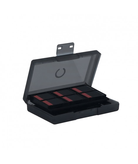 Boîtier de protection et transport - KONIX - Pour cartouches de jeux Nintendo Switch 2 - Antichoc - 24 rangements - Noir