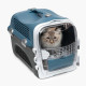 CAT IT Cage de transport Cabrio - Bleu gris - Pour chat