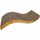 Griffoir carton ondulé 53x22x11 cm léopard