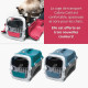 CAT IT Cage de transport Cabrio - Rouge cerise - Pour chat