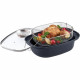 Cocotte arôme avec panier friture - GSW - 414593 - Acier carbone - 4 L / 32 cm - Tous feux dont induction