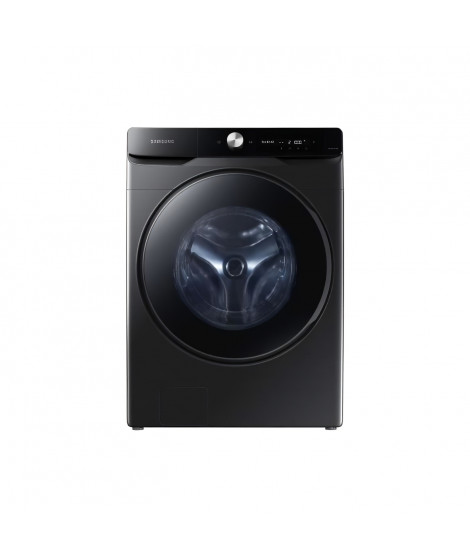 Lave-linge hublot SAMSUNG Ecobubble WF20DG8650BV - 20 kg -  Digital Inverter - L68,6cm - 1000 trs/min - Classe A - Noir