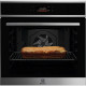 Four encastrable - Pyrolyse - Chaleur tournante pulsée - ELECTROLUX - EOF8P08X - Inox - Porte froide - 59,4 x 59,4 x 56,8 cm