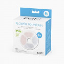 Filtre pour fontaine a eau pour chat a fleur - CATIT - Flower - Triple action - 6 pieces