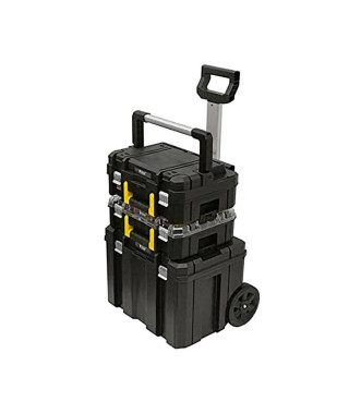 Servante d'atelier Stanley Fatmax Coffre 3 Modules FMST1-80103 Chariot modulable a poignée