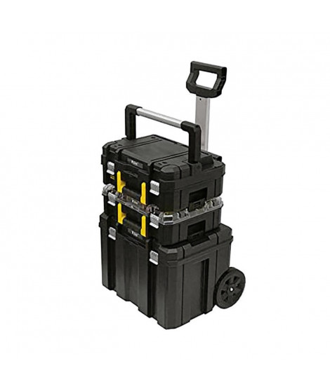 Servante d'atelier Stanley Fatmax Coffre 3 Modules FMST1-80103 Chariot modulable a poignée