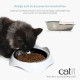 Gamelle pour chat - CATIT - PIXI - 2 x 200ml - Double - Bols en acier inoxydable amovibles - Blanc
