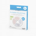 Filtre pour fontaine a eau pour chat a fleur - CATIT - Flower - Triple action - 2 pieces