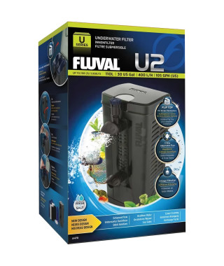 Filtre submersible pour aquarium - FLUVAL - U2 - Filtration en 3 étapes
